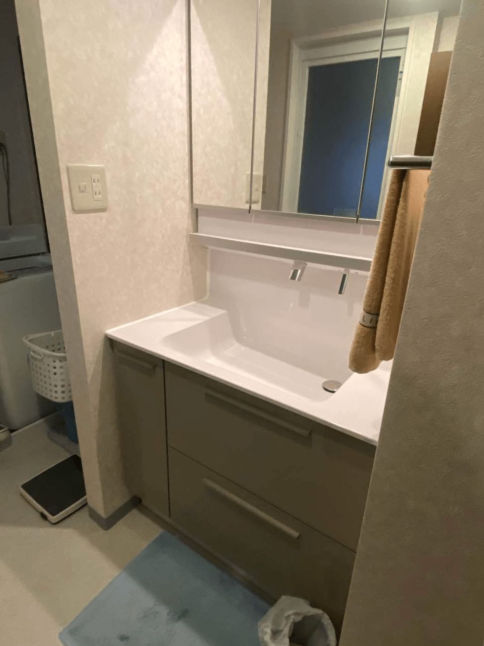 京都府京田辺市　F様　洗面リフォーム