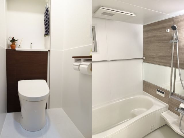お風呂とトイレのリフォーム費用はいくら？同時リフォームのメリットと工事の流れも解説